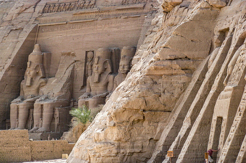 Nefertari (right) and Abu Simbel (left) temples