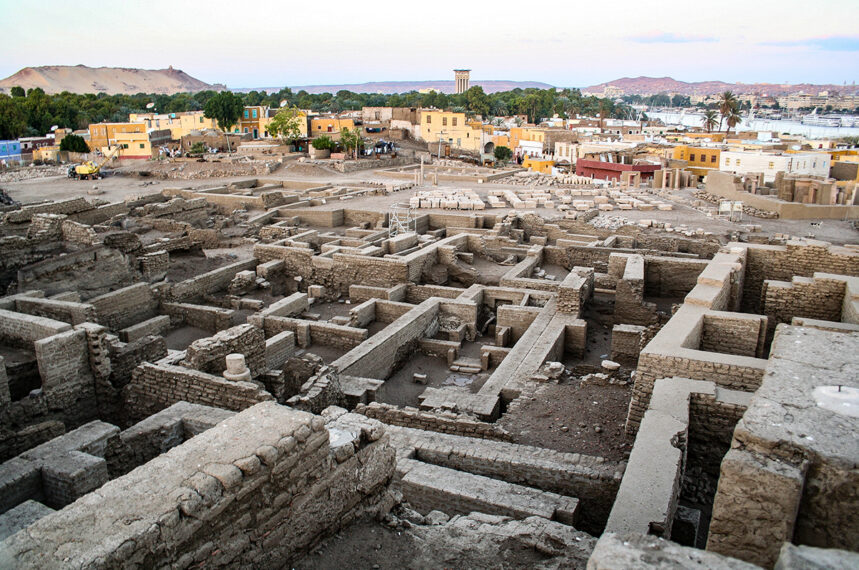 Excavation site on Elephantine