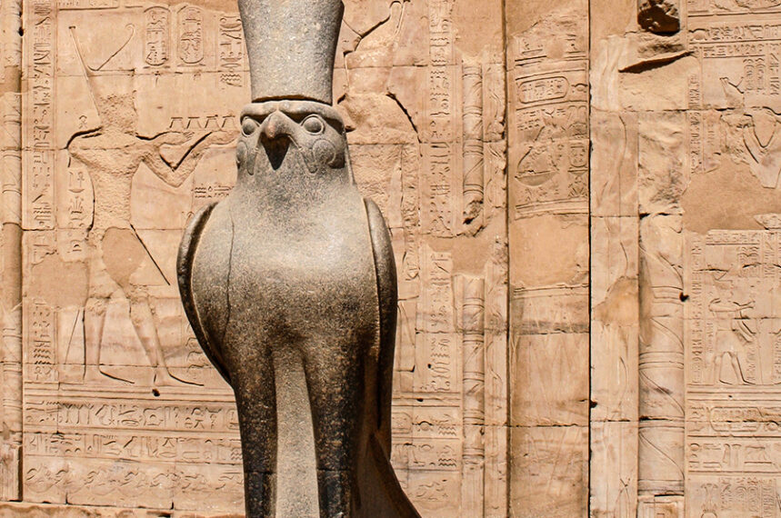 Horus guarding Edfu Temple